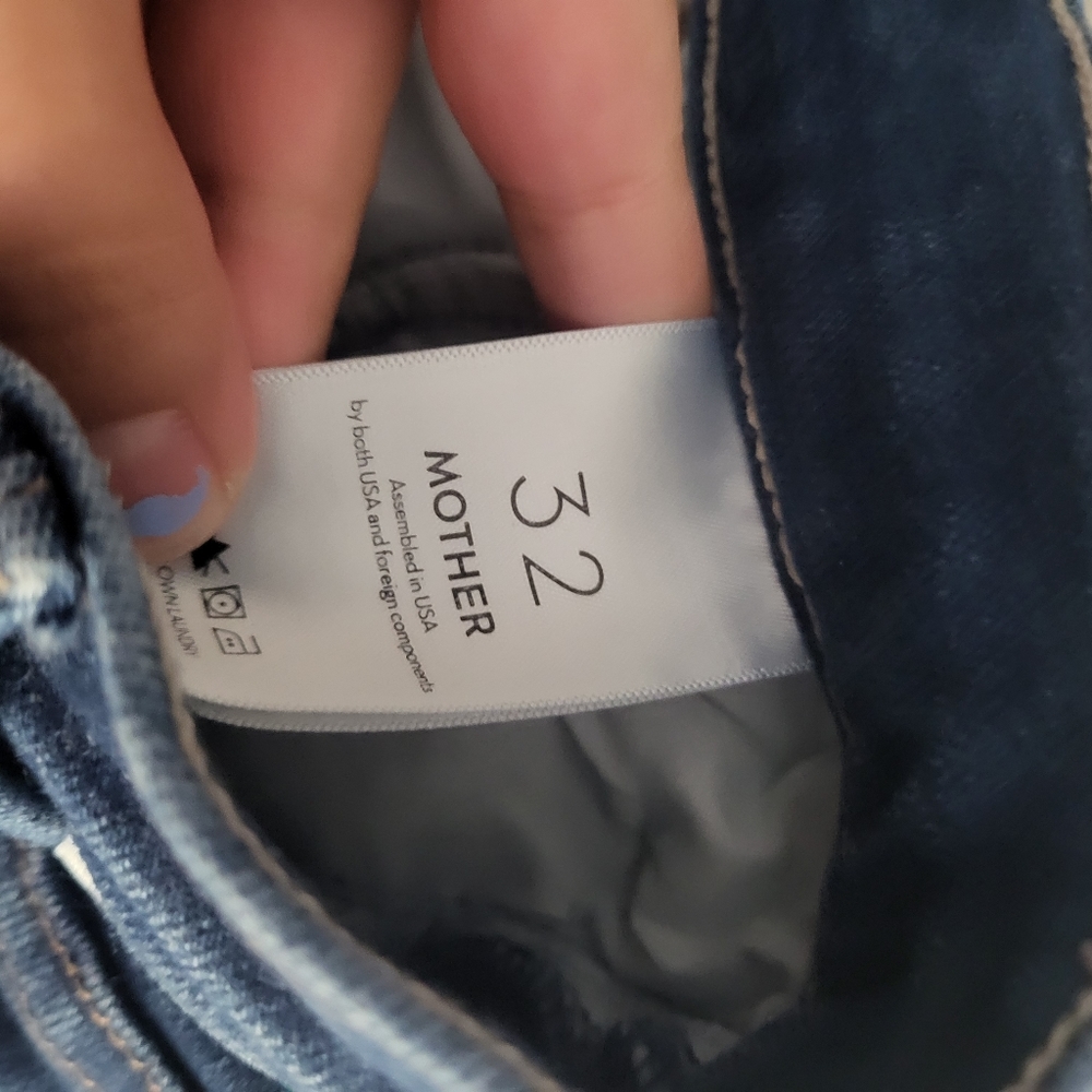 MOTHER High Rise Blue Jeans - Picture 7 of 11